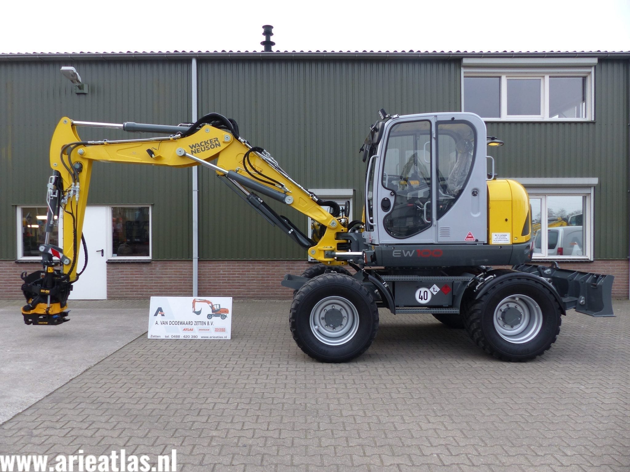 Wacker Neuson EW100 voor Wilco van Verseveld - Afbeelding 2