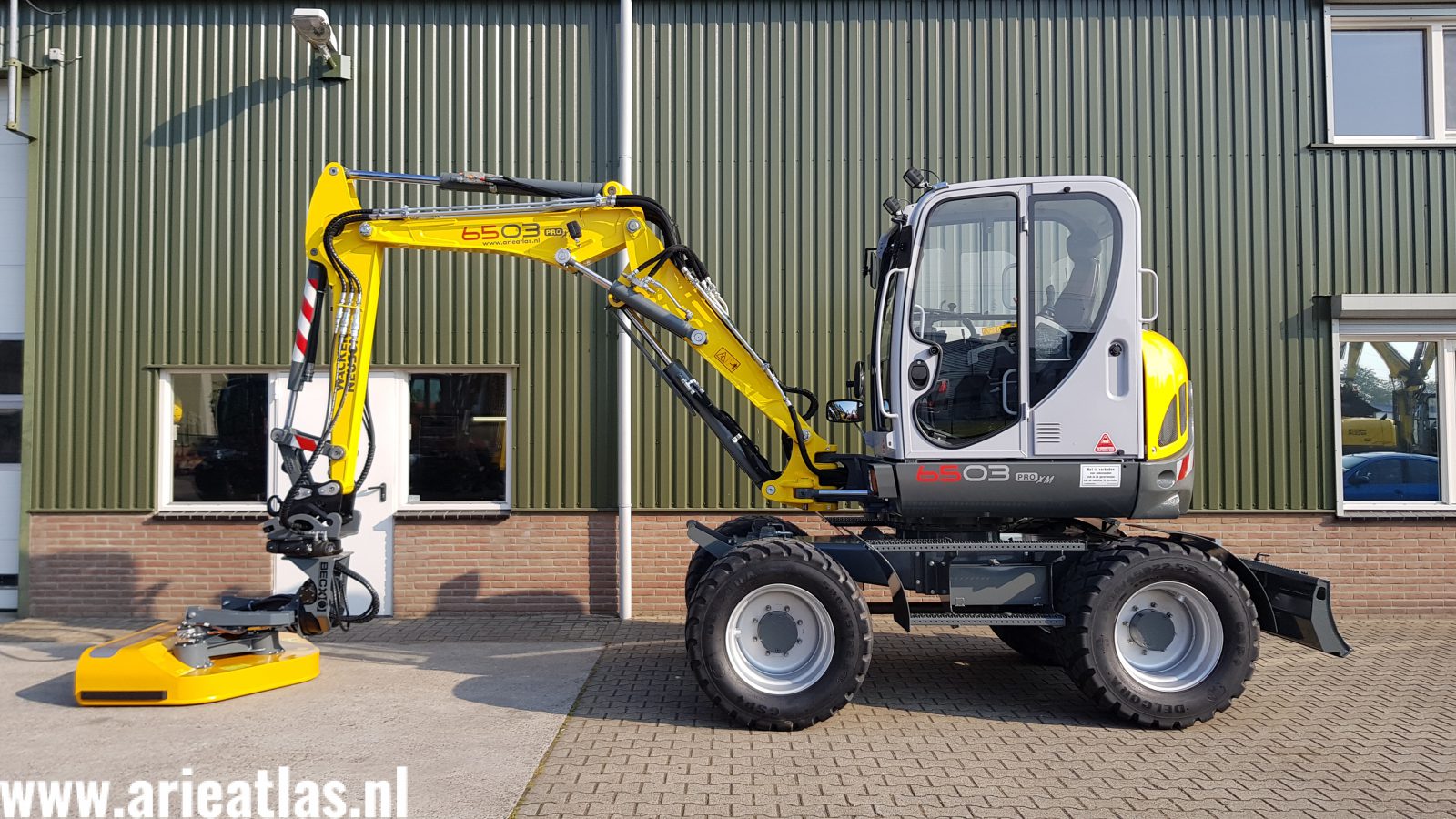 Wacker Neuson 6503 PRO met Becx maaidek voor Hamoen LMB - Afbeelding 4
