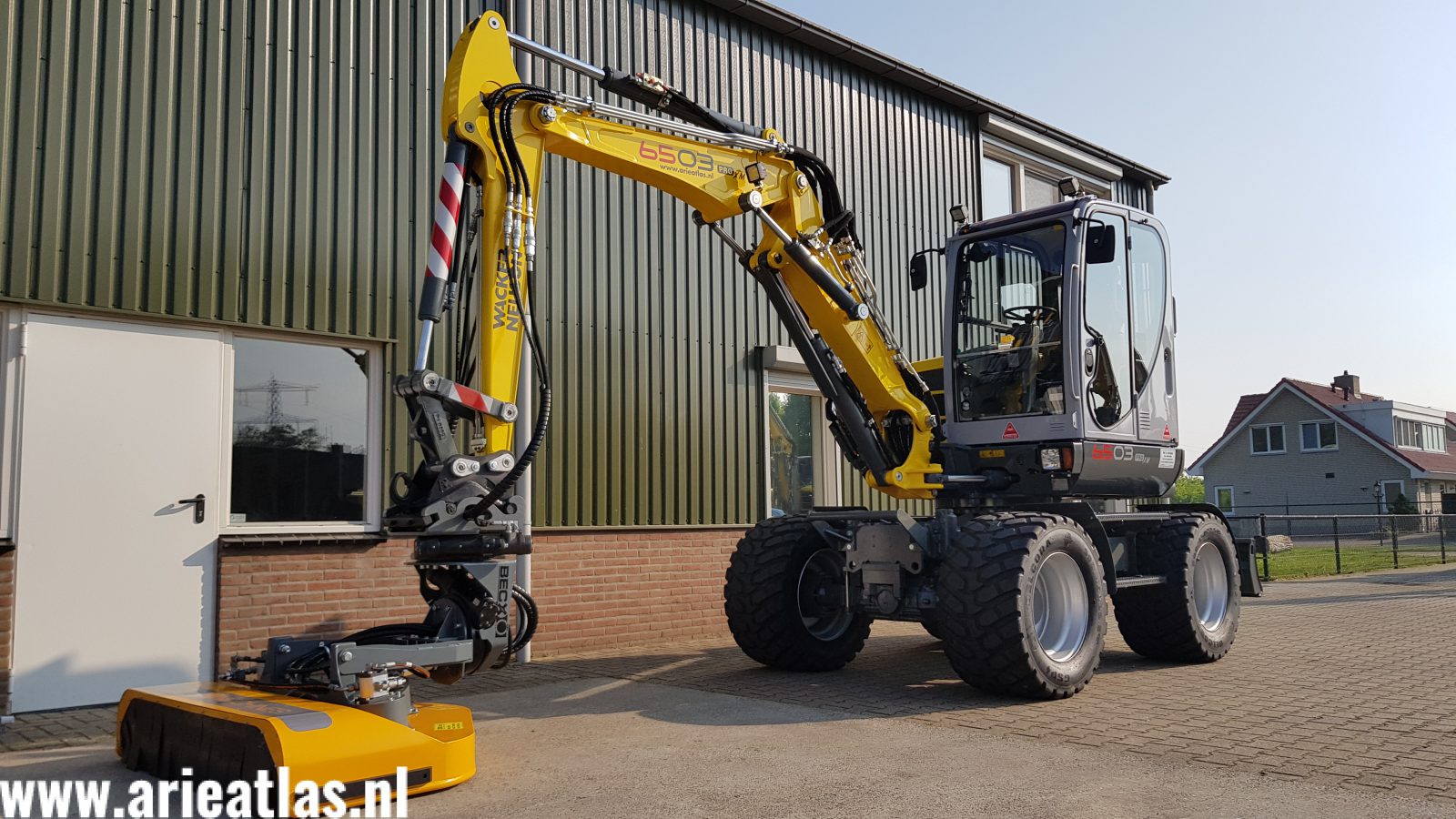 Wacker Neuson 6503 PRO met Becx maaidek voor Hamoen LMB - Afbeelding 2