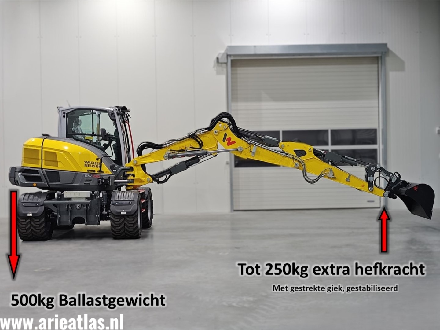 NIEUW! Ballastgewicht voor Wacker Neuson EW100-2 - Afbeelding 4